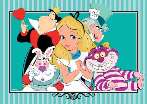 Alice in Wonderland Icing Image - A4 - Click Image to Close